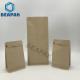 Stock 250g Kraft Paper Coffee Packaging Bags CMYK With Valve