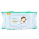 100ct Natural Fabric Biodegradable baby wet wipes organin freshable