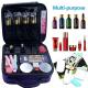 Multipurpose Cosmetic Organizer Travel Case With Adjustable Dividers