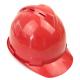 Red PPE Safety Helmets EN397 Approved ABS HDPE For Head Protective