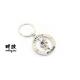 Spinner Camel Metal Key Ring , Zinc Alloy Material With Round Shape