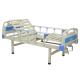 2 Functions Adjustable Manual Hospital Bed Two Cranks For Disabled Patient