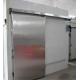 Automatic PU Sandwich Panel Stainless Steel Sliding Door For Cold Room
