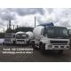 10PE1 Engine Used Concrete Mixer Trucks , Mobile Concrete Mixer Truck