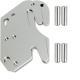 Universal Wood Bed Rail Hook Plates for Beds Frame Bracket Headboard Pin Replacement Ideal