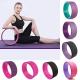 Colorful Beginner Yoga Wheel , Yoga Back Roller Wheel With Thick Padding