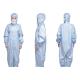 Anti Static 2.5mm Grid SMS Protective Working Coveralls