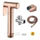 Lizhen-Hwa.Vic Rose Gold Toilet Bidet Set with 1.5m Stainless Steel Hose Modern Style