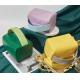 Tote candy color cosmetic bag square pvc wash storage bag For Female