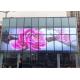 Long Lifetime Advertising Indoor Transparent Led Display With Glass Curtain Wall