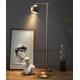 direct factory antique brass LED floor lamp eye protection work light office standing lamp hotel guest room light luxury
