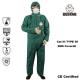 Type 5 6 SMS Waterproof Disposable Coveralls Type 5 & 6 Suits With Hood For Asbestos