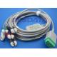 TP3008 Electrode Lead Wires , ECG Leads And Electrodes Green 11 - Pin Connector