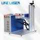 Split Fiber Laser Marking Machine for Copper Stainless Steel Working Accuracy 0.001mm
