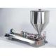 Adjustable Semi Automatic Filling Machine , Glass Milk Bottle Filling Machine