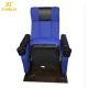 Luxury Hall Upwarp Seat Cinema Theater Room Seating With Foldable Armrest PP Shell