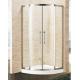 Sector Steam Sliding Door Shower Cubicles With Painted Back Glass