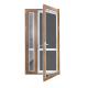 Apartment Aluminium Casement Doors Double Sided With Fiberglass Flyscreen