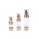 Portable Airless Cosmetic Bottles Travel Gold Skin Care Pump Bottle