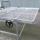 White Modern Customized Greenhouse Benches 1.2mm with Adjustable Height