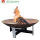 Weathering Proof  Backyard BBQ Fire Pit Outdoor Steel Campfire  2mm 3mm