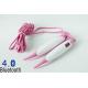 Bluetooth 4.0 Skip Smart Jump Rope Quantum Health Analyzer With Black And Pink