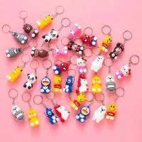 Custom Metal Rubber Key Chain Health Positive Reminder Hard Enamel Keychain
