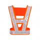 Highly Visible Orange Reflective Vest Custom Logo Class 3 Mesh Design ODM