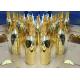 Electroplated Item Mirror Gold Color Custom Fiberglass Champagne Bottle