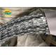 500mm Coil Diameter Barbed Concertina Wire Hot Dipped Galvanized 5 Clips