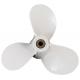 Professional 3 Blade Boat Propeller 15 Spline With Right Rotation
