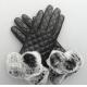 warm-keeping women sheepskin leather gloves