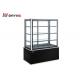 Floor Standing Straight Bread Display Counter 4 Layer Marble Base High Efficiency