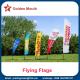 Windchaser Feather Flags Banner With Fiberglass Pole