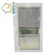White Single Glazed UPVC Windows Heat Preservation Waterproof Noise Insulation