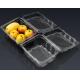 Transparent Plastic Disposable Salad Containers Takeaway Containers With Lids Customized