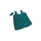Teal Portable Folding Tote Bag 190T Polyester Fold Up Reusable Shopping Bags