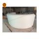 NFS ManMade Stone Solid Surface Reception Desk Counter Half Round Shaped