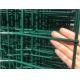 Green Vinyl PVC Coated Welded Mesh Fence Panels 3×100' Roll Smooth Surface