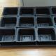 Plastic Germination Trays for 12 Cell Nursery Microgreen Tray Planting in Greenhouse