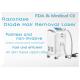 FDA and Medical CE Diode hair removal laser gentle laser hair remover laser lightsheer