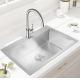Rectangular 27 Inch Kitchen Sink , Top Mount Workstation Sink Stainless Steel 304 Material