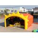 Outdoor 13x6m Stars Tunnel Adults Inflatable Obstacle Course With Tent Cover For Inflatable 5k Run