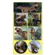 Rectangle Adhesive 3D Lenticular Stickers For Children's Book PET/PP Printing