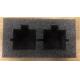 EPDM EPE Black Shockproof Foam Impact Absorber Sponge For Packaging