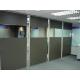 Folding Office Partition Walls Melamine Surface MDF Board Aluminium Frame