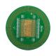 Gloss Green High Speed PCB 0.5oz-12oz Copper Thickness Black Silkscreen Color