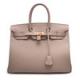high quality 35cm light grey lady Togo leather handbags fashion grdigner bag H-Y37