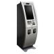 22 Inch Free Standing Banking Kiosk , Touch Screen Bitcoin ATM Kiosk