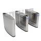 Acrylic Glass SS304 1.2mm Security Sliding Gate Turnstile With Card Reader